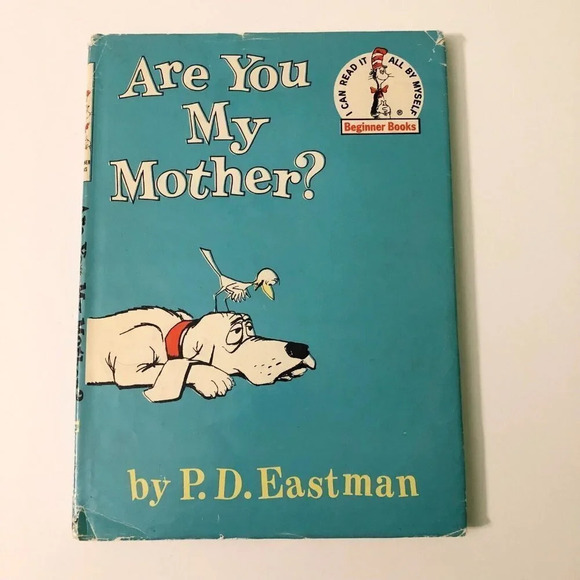 Vtg 1960 Are  You My Mother by P D Eastman Childrens Beginner Book HC DJ - Picture 1 of 16